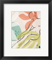 Framed 'Tropical Nude IV' border=