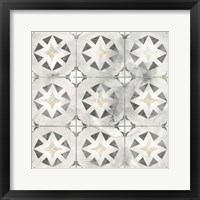 Marble Tile Design II Framed Print