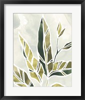 Batik Leaves IV Framed Print