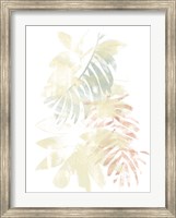 Framed Pastel Tropics III