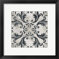 Framed 'Neutral Tile Collection I' border=