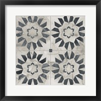 Framed 'Neutral Tile Collection III' border=