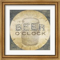 Framed 'Beverage O'Clock III' border=