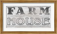 Framed Vintage Farmhouse Sign I