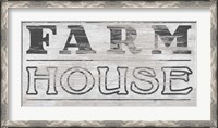 Framed Vintage Farmhouse Sign I