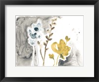 Framed Navy Garden Inspiration II