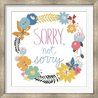 Framed Snarky Florals II