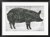 Framed Farmhouse Butcher I