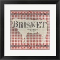 Gingham BBQ II Framed Print