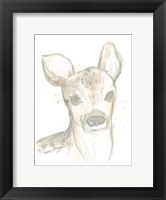Framed Deer Cameo I