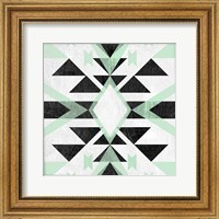 Framed Modern Aztec Motif I