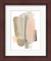 Framed Blush Abstract VII