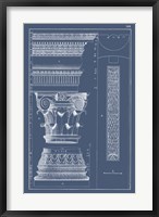 Framed Column & Cornice Blueprint I