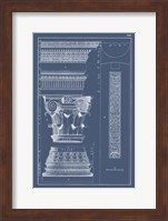 Framed Column & Cornice Blueprint I