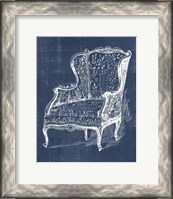 Framed Antique Chair Blueprint III