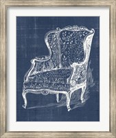Framed Antique Chair Blueprint III