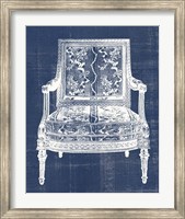 Framed Antique Chair Blueprint VI