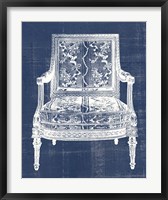 Framed Antique Chair Blueprint VI