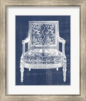 Framed Antique Chair Blueprint VI