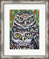 Framed Fury Feather Friends I