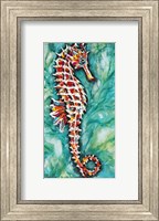 Framed Radiant Seahorse I