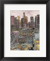 Framed US Cityscape-Los Angeles