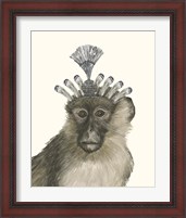 Framed 'Majestic Monkey II' border=