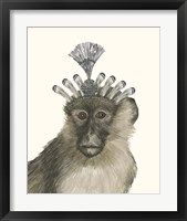 Framed 'Majestic Monkey II' border=