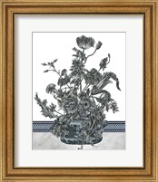 Framed 'Bouquet in China I' border=