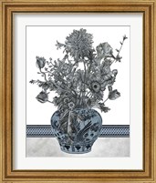 Framed 'Bouquet in China II' border=