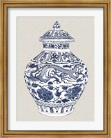 Framed Antique Chinese Vase III