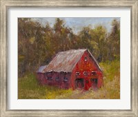 Framed Back Road Barn II