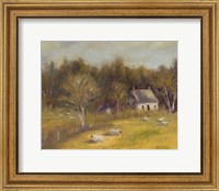 Framed Cottage Meadow I