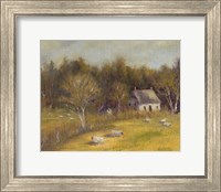 Framed Cottage Meadow I