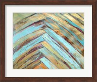 Framed Crazy Fronds Diptych I