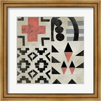 Framed 'Geo Tile III' border=