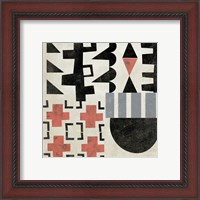 Framed 'Geo Tile IV' border=