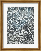 Framed Floral Batik II
