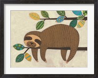 Framed Sleeping Sloth