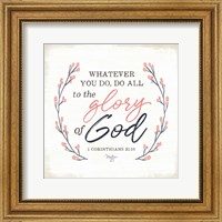 Framed Glory of God