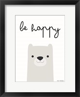 Be Happy Framed Print