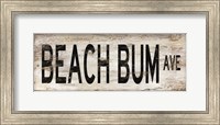 Framed Beach Bum