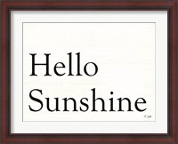 Framed Hello Sunshine