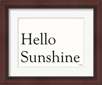 Framed Hello Sunshine