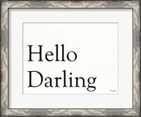 Framed Hello Darling