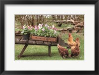 Framed Farmer's Flower Cart