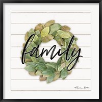 Framed Family Wreath