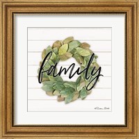 Framed Family Wreath