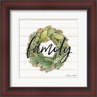 Framed Family Wreath