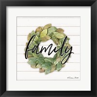 Framed Family Wreath